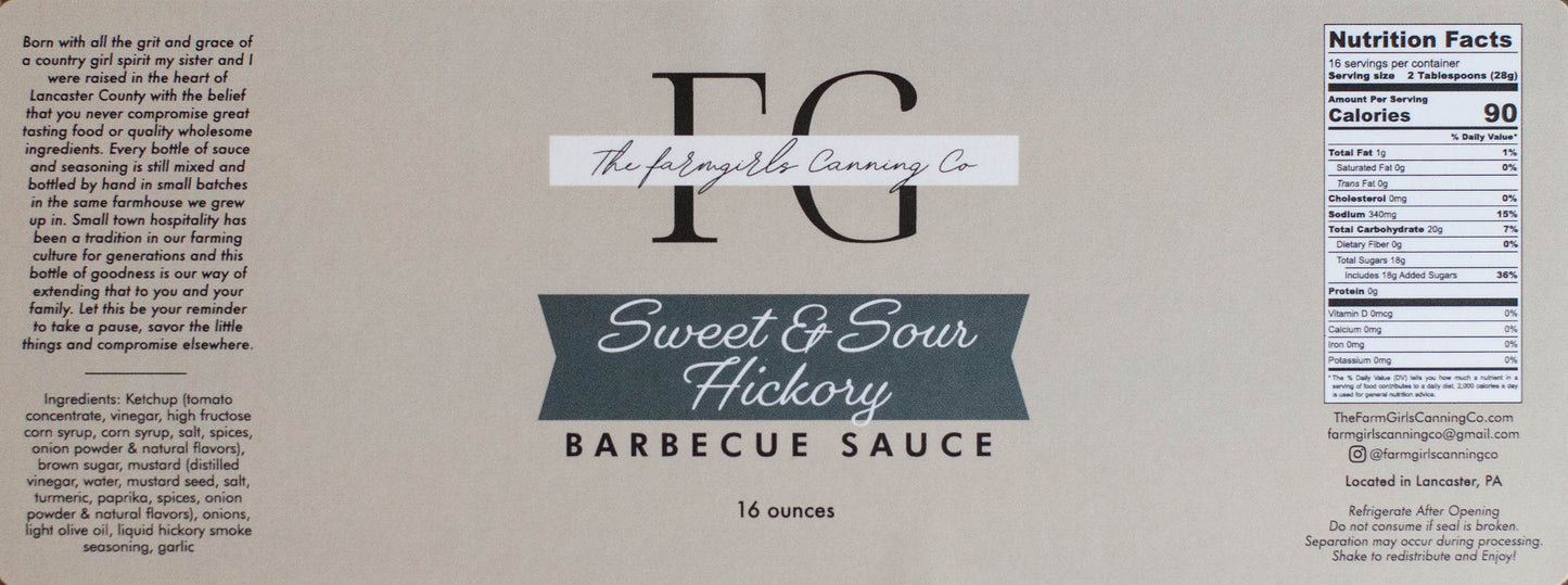 Sweet & Sour Barbecue Sauce